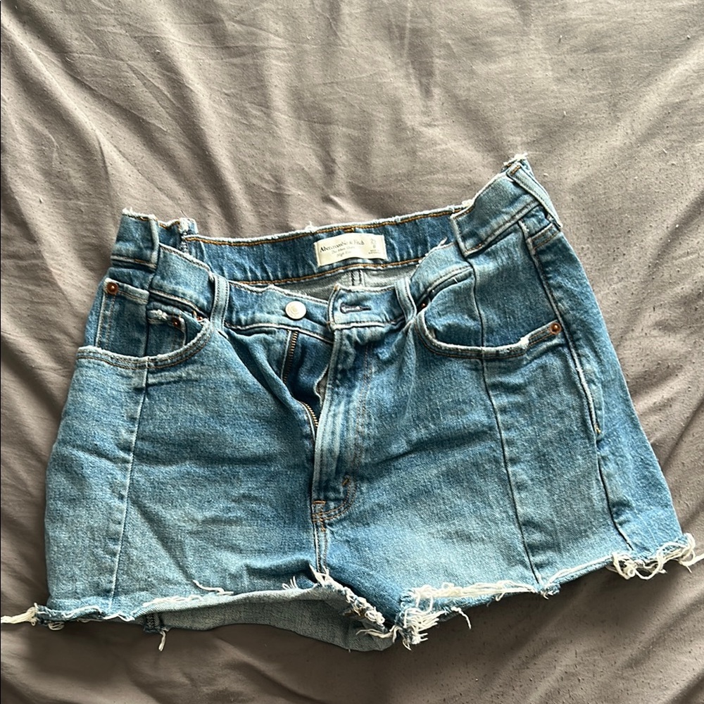 Abercrombie & Fitch Blue Jean Shorts
